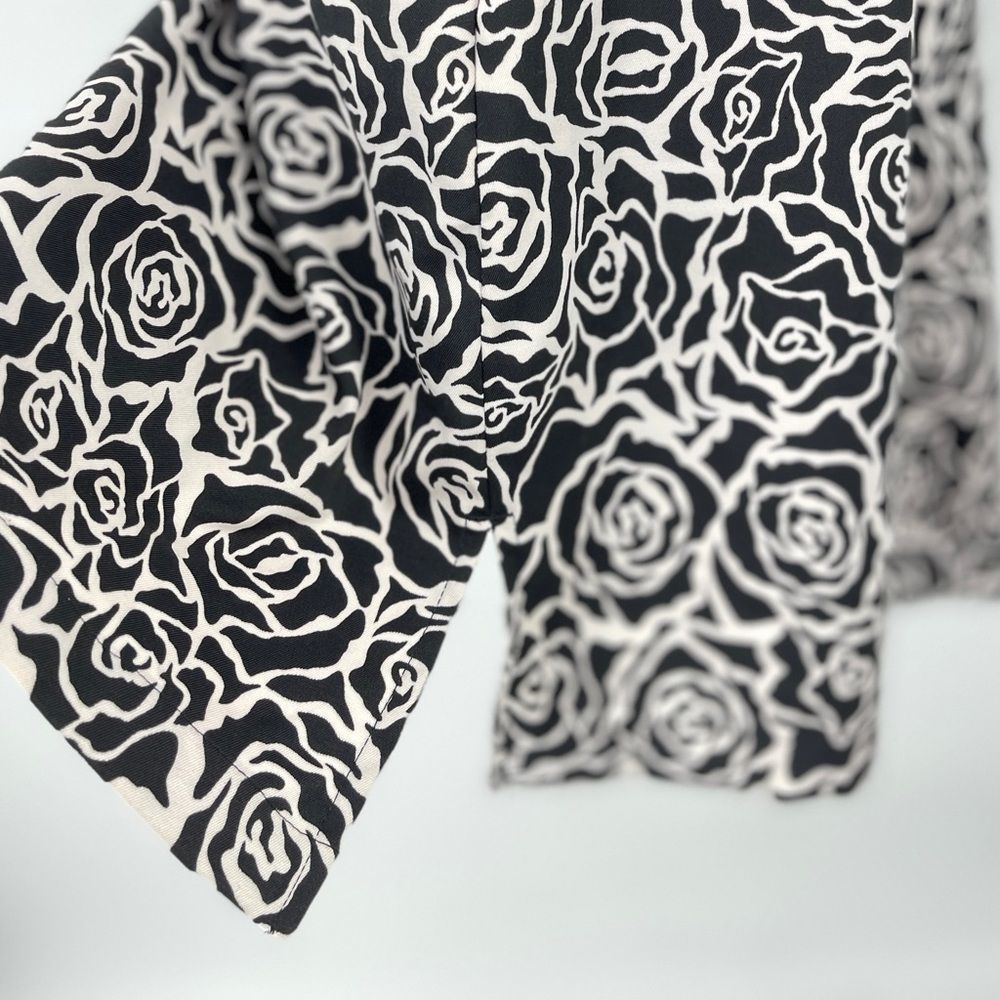 Coral Bay Black White Floral Golf Skort | Size 10 | Activewear Casual Classic - Picture 5 of 14